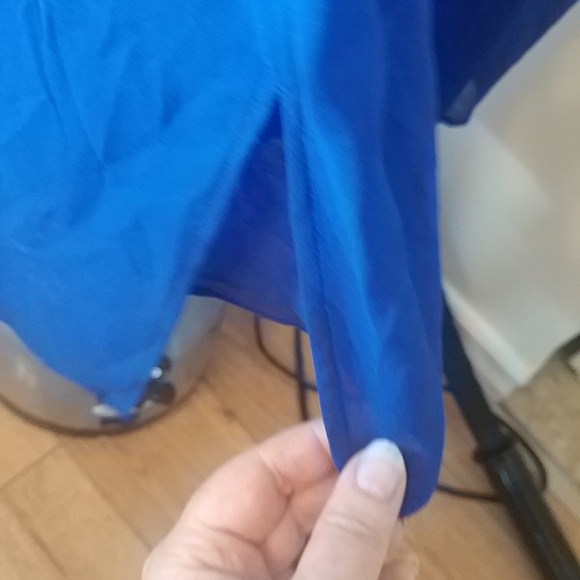 Signature Collection Blue Sequin Dress 2X - Picture 4 of 6